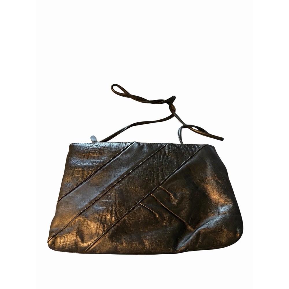 Women Vintage Black Diamond Crossbody Purse/Clutchmade In Korea